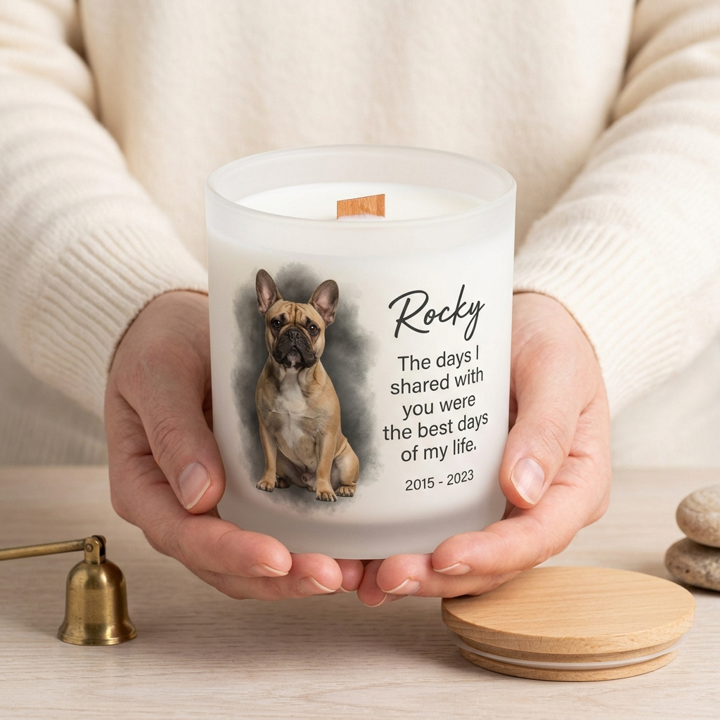 Dog Loss Sympathy Candle — They mattered. This remembers that.