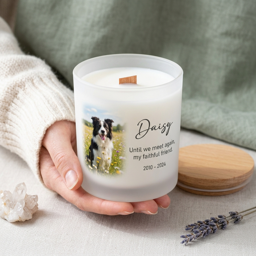 Pet Loss Remembrance Candle — A light that never fades.